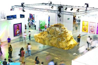 2011年香港国际艺术展现场。
