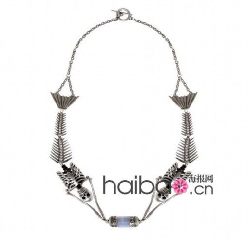 nOir Jewelry加勒比海盗系列骷髅项链。