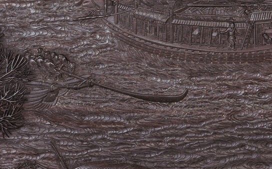 清明上河图水纹的创新。