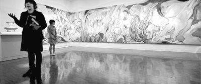 在美国旧金山亚洲艺术博物馆举办的“亚洲幻影：当代唤醒古代”艺术展