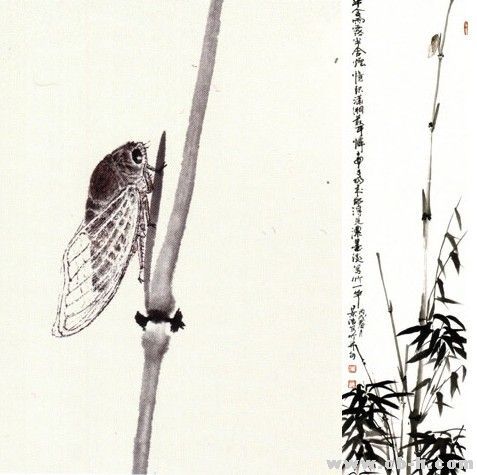 中国画蝉第一师：著名画家景浩