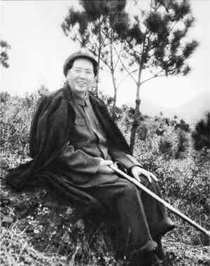 毛泽东的历史照片。