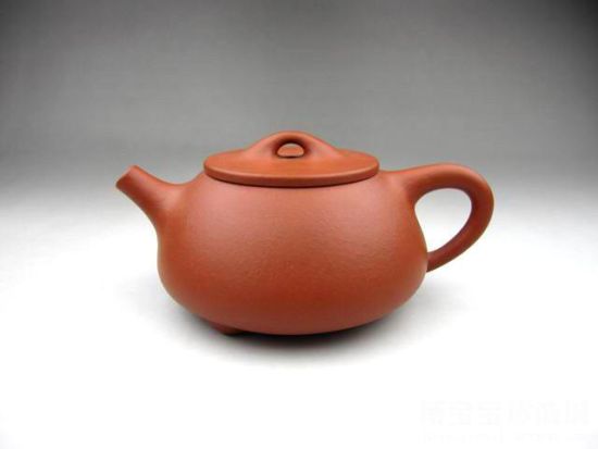 朱泥小石瓢壶