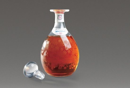 图录号：2095，麦卡伦27年单一麦芽威士忌水晶(雪莉桶)
