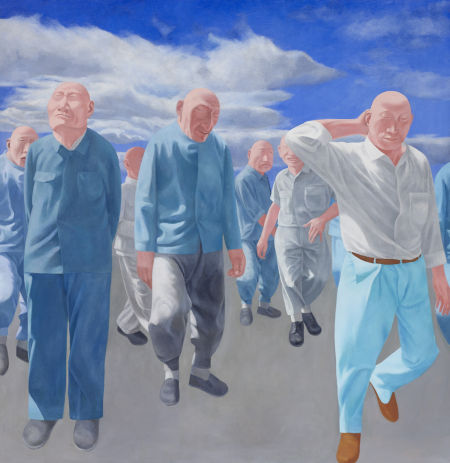 方力钧(1963年生)，《系列二(之四)》
