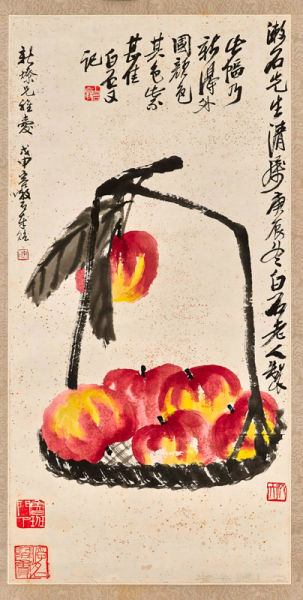 齐白石《平安》