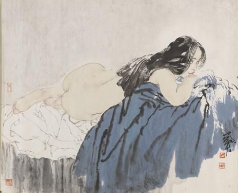 何家英《凝眸》