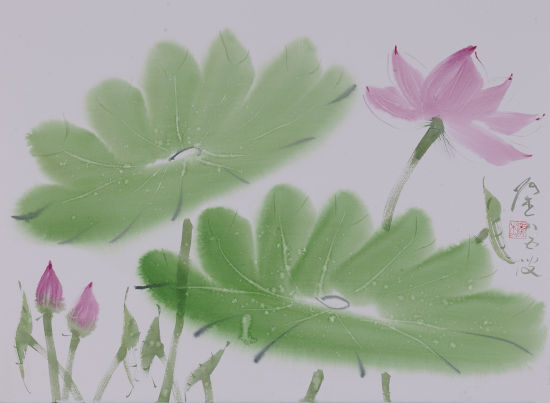 映日晴妆之六       设色纸本 镜心 59x96cm