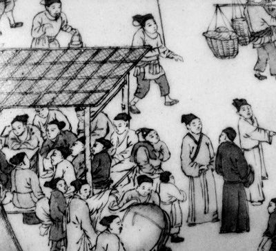 《清明上河图》（局部）
