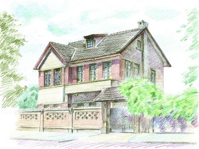 傅抱石故居战乱中建了两年