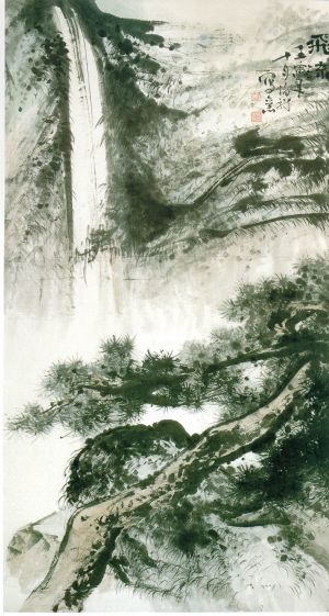 黑伯龙 飞流 160x88cm1960年作