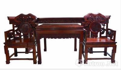 白酸枝灵芝中堂家具