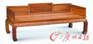 越南黄花梨罗汉床。