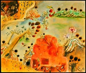 尤伦斯收藏的中国当代艺术品中有许多精品，这幅张晓刚创作于1987年的《无题》届时将亮相“艺术北京”专题展。