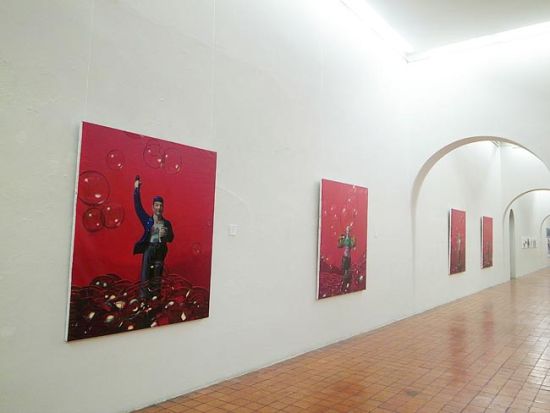 舒勇作品展览现场
