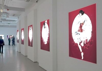 陈曼摄影展现场