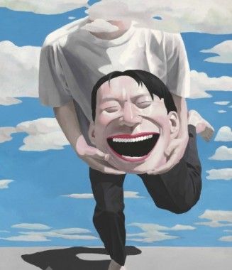 岳敏君的《无题》（1994）预计将以581465?839894美元售出 （图片：佳士得）