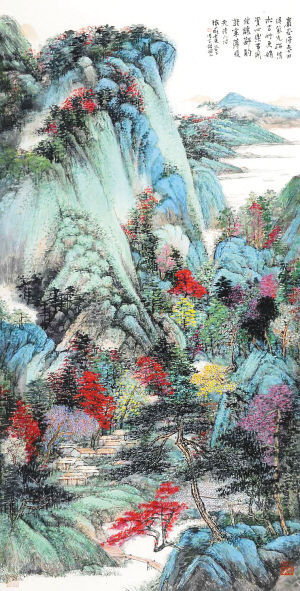 萧海春《山水》