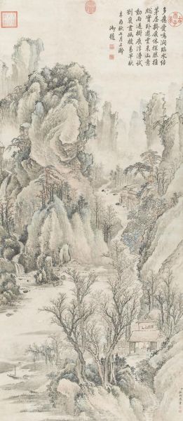 弘?（清）-鸣涧幽居