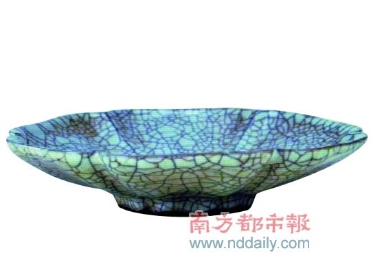 哥窑瓷盘
