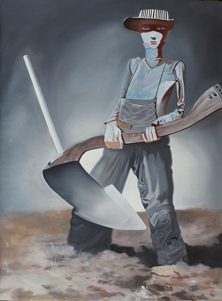 熊宇-广阔的原野--布面油画-200CMx150CM-2010