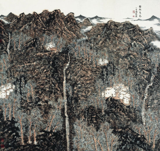 赵卫 2007年作 赣南秀色180X180厘米