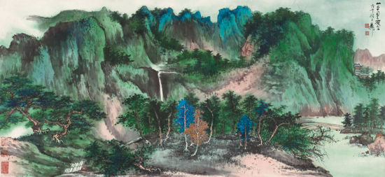 秋山清爽图