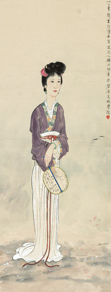 落花人独立