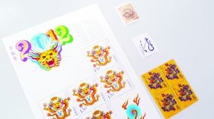 三轮龙票齐聚邮市