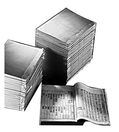 “过云楼藏书”将亮相今年春拍市场，图为《锦绣万花谷》前集四十卷24册后集四十卷16册。 （匡时供图）