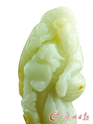 《加官晋爵》　　（15×7×6cm 699g ）