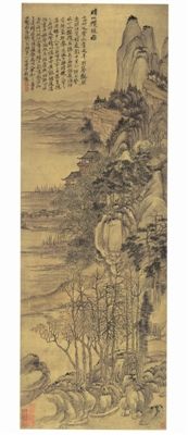 恽寿平《晴川揽胜图》赏析