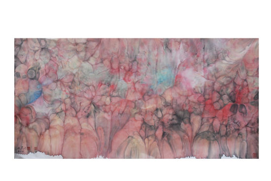 成忠臣 现代水墨画《秋山静寥》