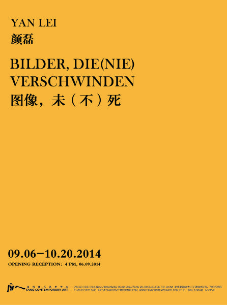 颜磊个展海报
