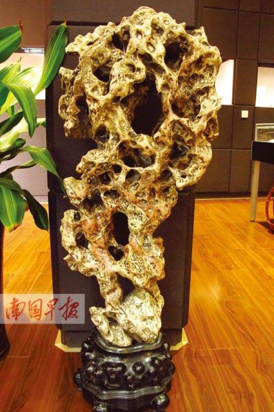 “瘦、漏、透”的太湖石。
