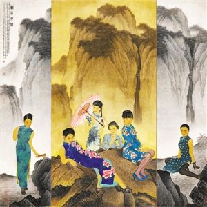 《溪山行旅》 作者 吴广
