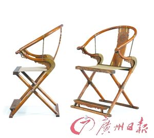 晚明 黄花梨 圆后背交椅