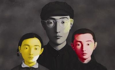 张晓刚力作《血缘：大家庭一号》