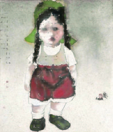 刘庆和 《我的！Mine!》   65×55cm  2008 纸本水墨