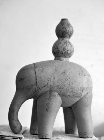葫芦拼接作品“大象”