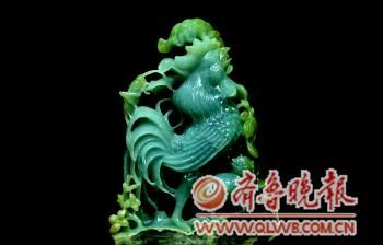 缅甸老坑糯种俏色巧雕<a href=