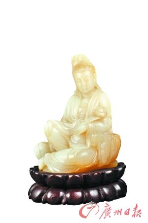 王祖光作品《观音》（白荔枝萃）