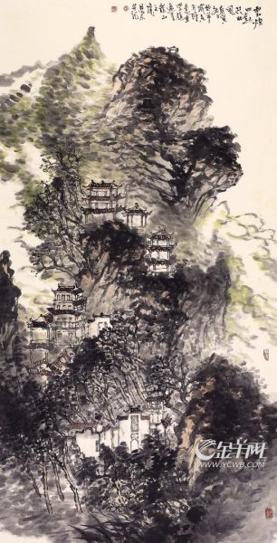 刘思东作品《云烟四起》。