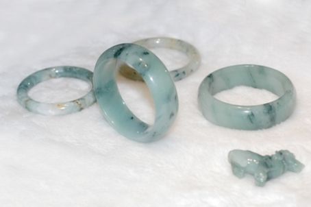 绿色水沫子手镯