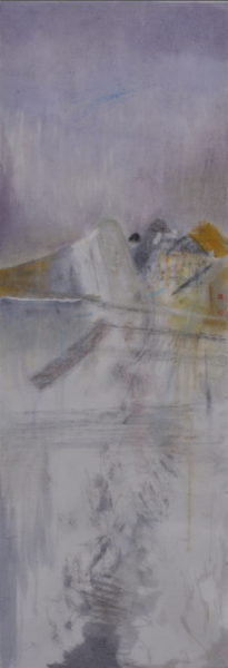 彩墨风景之三 党震 176.5×60cm 纸本设色 2014