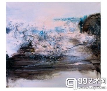 赵无极 《18.3.68》 1968年作 布面油画 95 x 105 cm