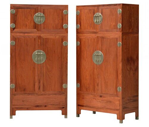 黄花梨顶箱柜(一对) 估价：人民币360?460万元