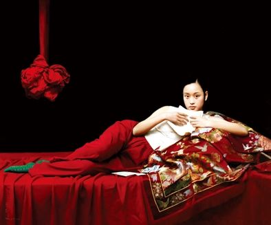 当代艺术 王沂东《远方来信》1792万元 布面油画 中国嘉德供图