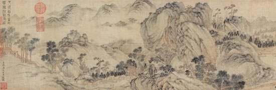 文徵明《吴山秋霁图》