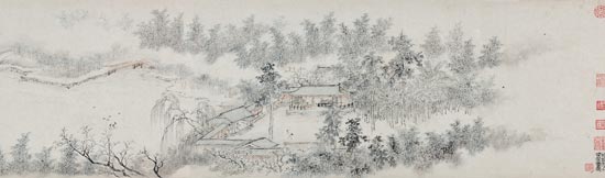 《碧梧村庄图》